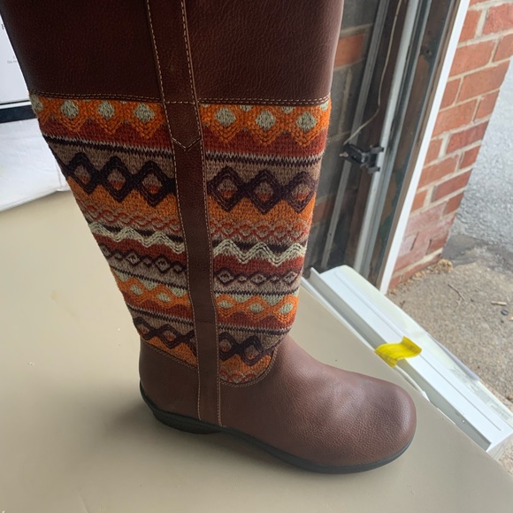 Womens patchwork boots - Picture 7 of 8